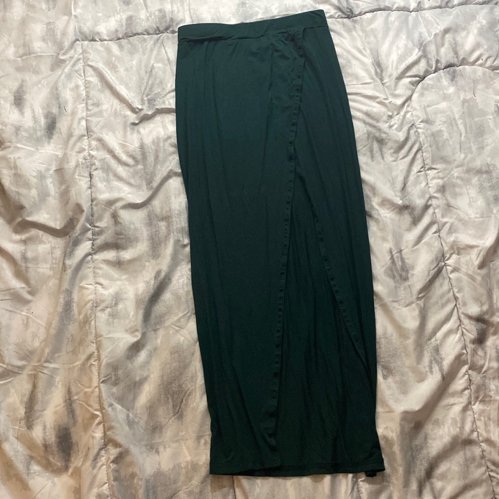Green Shein Maxi skirt, Size sm/4